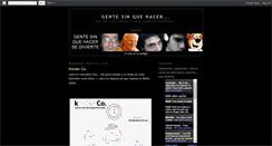 Desktop Screenshot of gentesinquehacersedivierte.blogspot.com