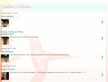 Tablet Screenshot of cynthiascre8tions.blogspot.com