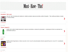 Tablet Screenshot of must-have-this.blogspot.com