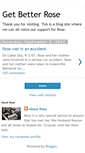 Mobile Screenshot of getbetterrose.blogspot.com