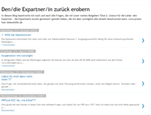 Tablet Screenshot of expartner-zurueck.blogspot.com