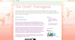 Desktop Screenshot of craftmenagerie.blogspot.com