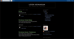 Desktop Screenshot of lesenkewangan.blogspot.com