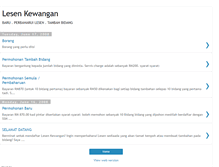 Tablet Screenshot of lesenkewangan.blogspot.com