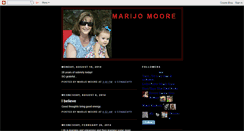 Desktop Screenshot of marijomoore.blogspot.com