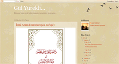 Desktop Screenshot of gulyurekli.blogspot.com