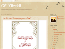 Tablet Screenshot of gulyurekli.blogspot.com