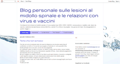 Desktop Screenshot of blogmidollospinale.blogspot.com
