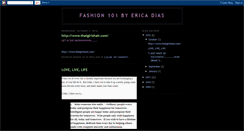 Desktop Screenshot of fashion101byericadias.blogspot.com