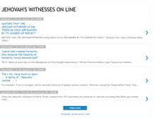 Tablet Screenshot of jehovahswitnessesonline.blogspot.com