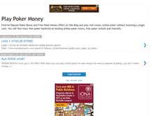 Tablet Screenshot of play-poker-money.blogspot.com