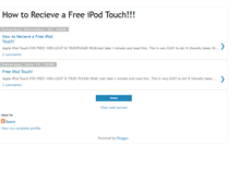 Tablet Screenshot of freeipodgreat.blogspot.com