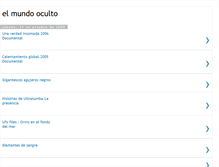 Tablet Screenshot of elmundoculto.blogspot.com