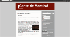 Desktop Screenshot of gentedementira.blogspot.com