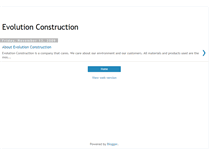 Tablet Screenshot of evolutionconstruction.blogspot.com