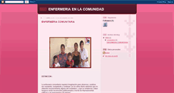 Desktop Screenshot of enfermeriaencomunidad.blogspot.com