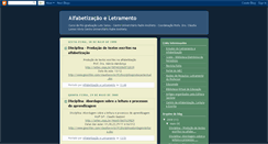 Desktop Screenshot of alfabetizacaoeletramento.blogspot.com