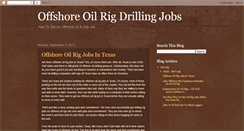 Desktop Screenshot of oilgasdrillingjobs.blogspot.com