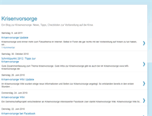 Tablet Screenshot of krisenvorsorge.blogspot.com