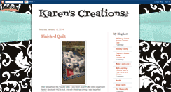 Desktop Screenshot of karenscreations.blogspot.com