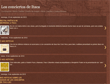 Tablet Screenshot of losconciertosdeitaca.blogspot.com