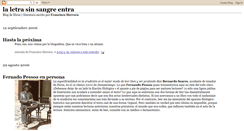 Desktop Screenshot of laletrasinsangre.blogspot.com