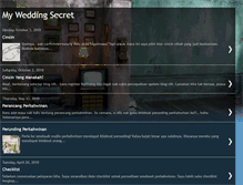 Tablet Screenshot of myweddingsecret.blogspot.com