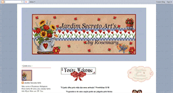 Desktop Screenshot of jardimsecretobyrosemaryarts.blogspot.com