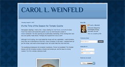 Desktop Screenshot of carolweinfeld.blogspot.com