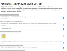 Tablet Screenshot of parkinsondicas.blogspot.com