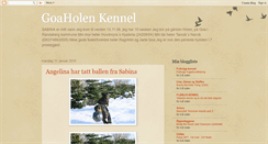 Desktop Screenshot of goaholenkennel.blogspot.com