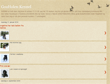 Tablet Screenshot of goaholenkennel.blogspot.com