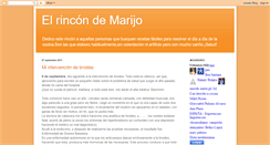 Desktop Screenshot of elrincondemarijo.blogspot.com