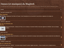 Tablet Screenshot of dansedumaghreb.blogspot.com