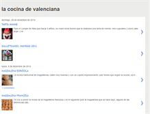 Tablet Screenshot of cocinadevalenciana.blogspot.com