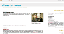 Desktop Screenshot of disaster-area.blogspot.com