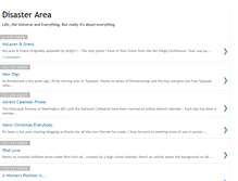Tablet Screenshot of disaster-area.blogspot.com