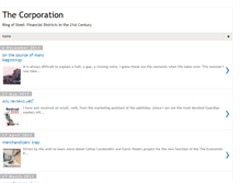 Tablet Screenshot of blogthecorporation.blogspot.com