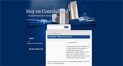 Desktop Screenshot of hoyencontabilidad.blogspot.com