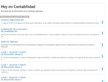 Tablet Screenshot of hoyencontabilidad.blogspot.com