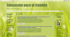 Desktop Screenshot of educandoparaelcambio.blogspot.com