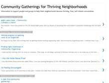 Tablet Screenshot of communitygathering.blogspot.com