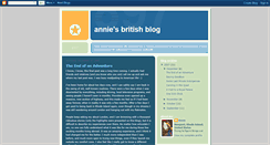 Desktop Screenshot of anniesbritishblog.blogspot.com