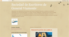 Desktop Screenshot of escritoresdeviamonte.blogspot.com