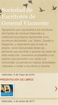 Mobile Screenshot of escritoresdeviamonte.blogspot.com