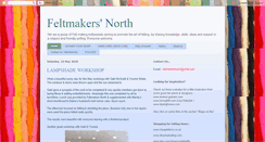 Desktop Screenshot of feltmakersnorth.blogspot.com