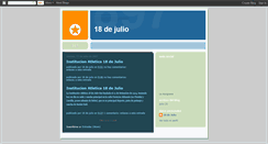 Desktop Screenshot of club18dejulio.blogspot.com