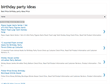 Tablet Screenshot of birthdaypartyideasnow.blogspot.com