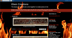 Desktop Screenshot of olsencreations.blogspot.com