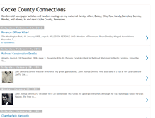 Tablet Screenshot of cockecountyconnections.blogspot.com